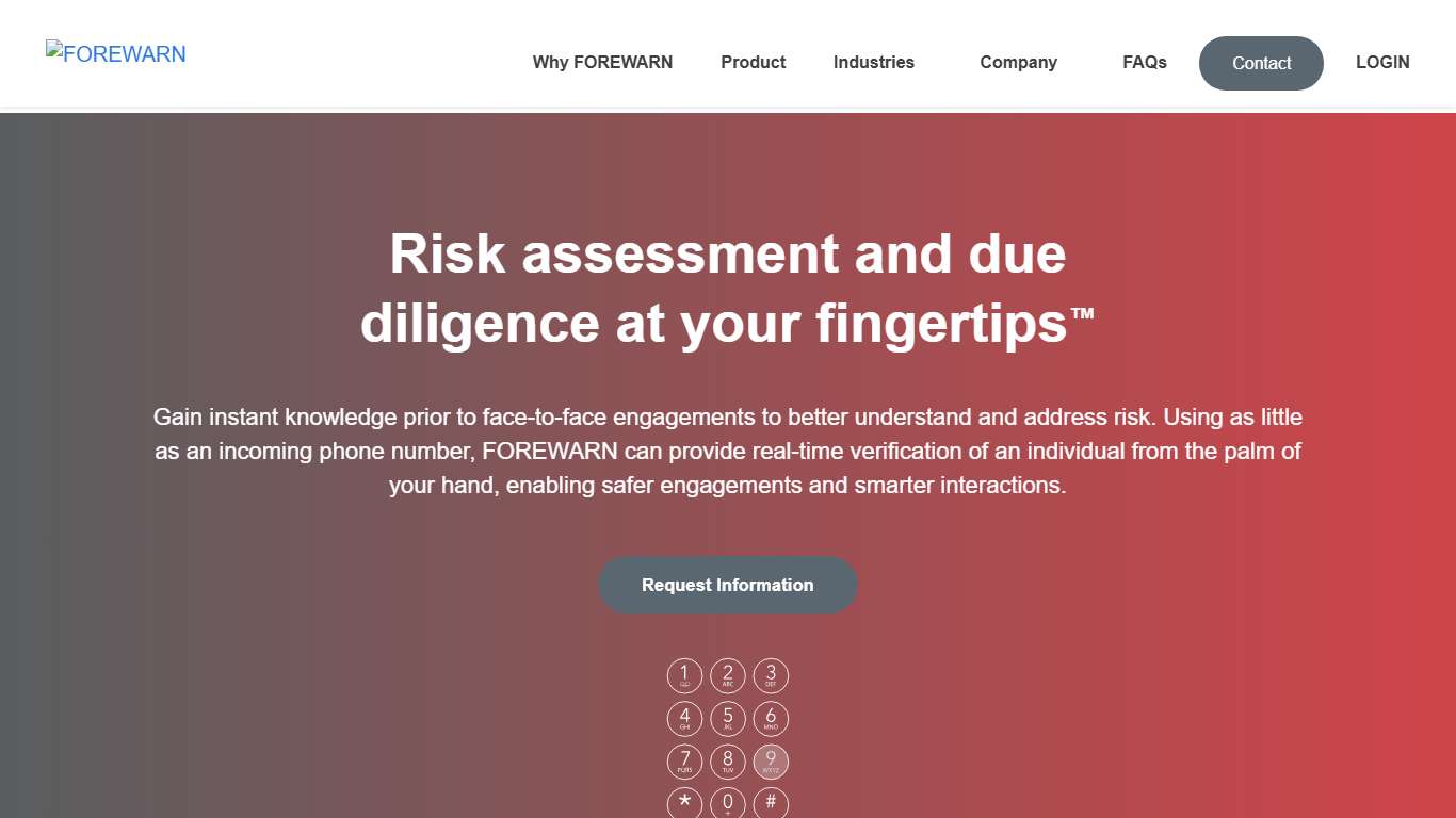 Risk Assessment & Due Diligence App For Professionals | FOREWARN
